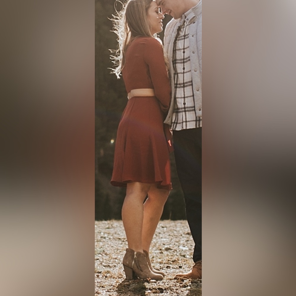 TROUVÉ RUST COLOR DRESS - Picture 5 of 9